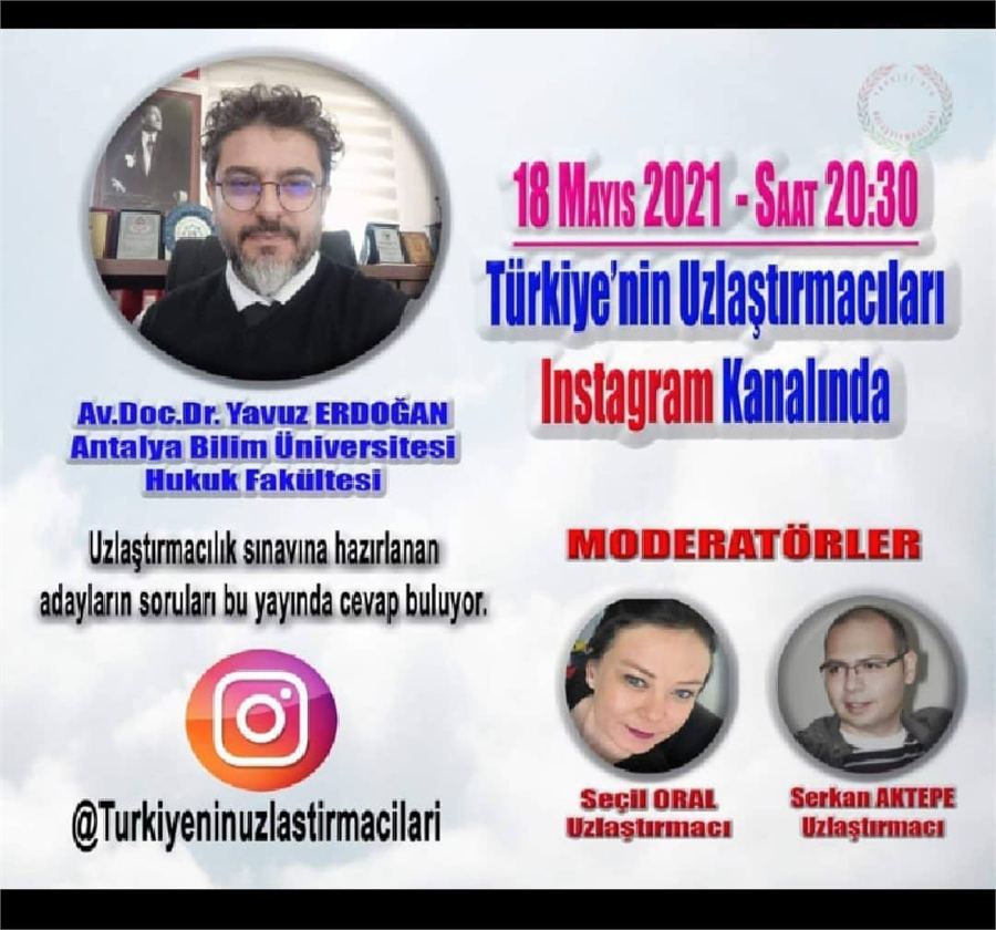 Uzlaştırmacılık sınavına hazırlık afişi