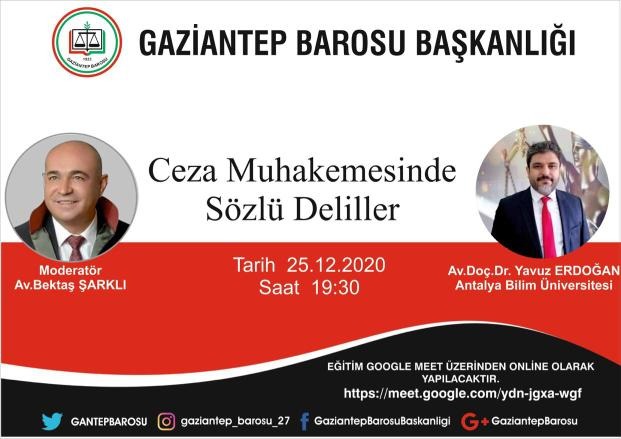 Sözlü deliller afişi