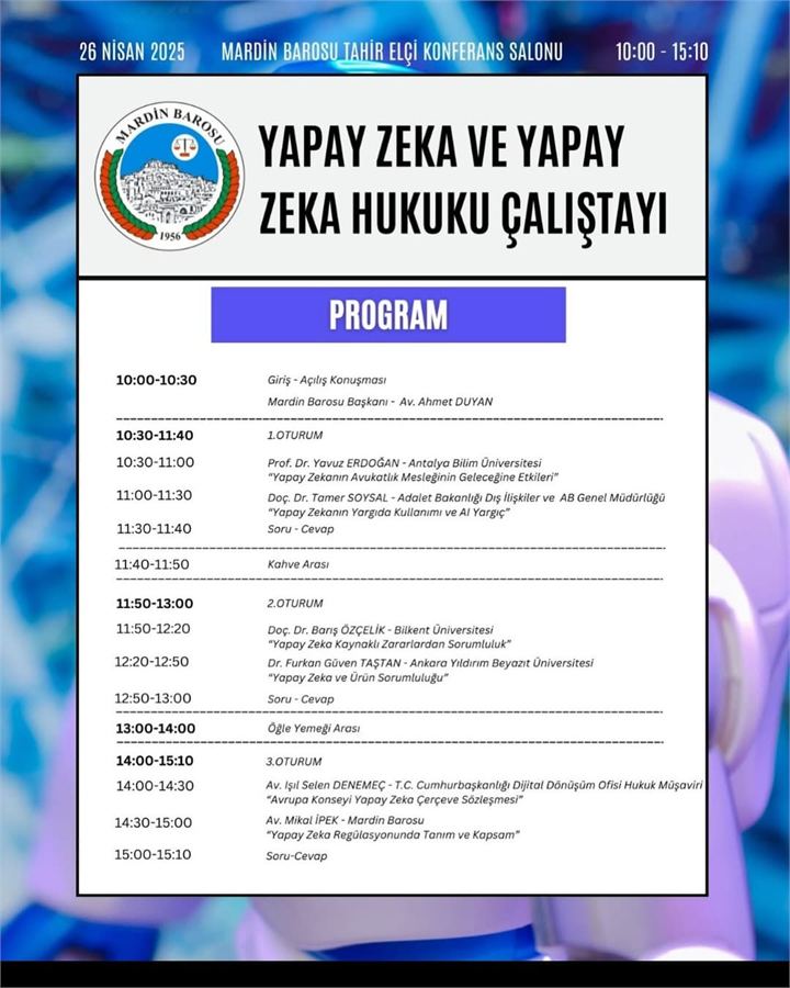 Yapay Zekanın Avukatlık Mesleğinin Geleceğine Etkileri afişi